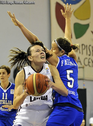 La Lettonie d'Anete Steinberga qualifiée pour l'Euro La Lettonie d'Anete Steinberga qualifiée pour l'Euro