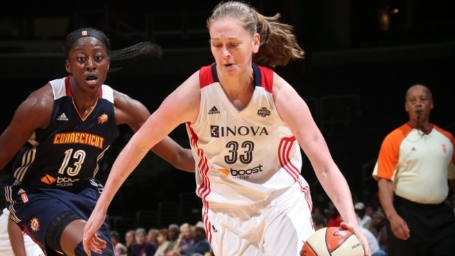 Emma Meesseman dans ses oeuvres (Photo: Ned Dishman/Getty Images/NBAE / Monumentalnetwork.com) Emma Meesseman dans ses oeuvres (Photo: Ned Dishman/Getty Images/NBAE / Monumentalnetwork.com)
