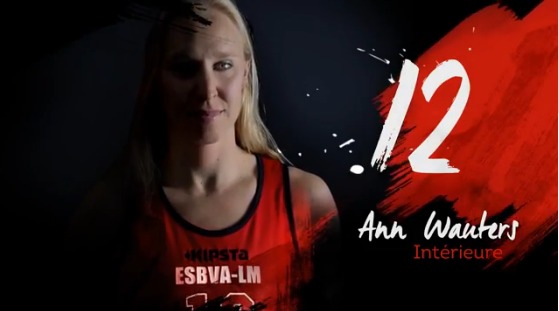 TV - Le clip video de l'ESBVA avec Ann Wauters TV - Le clip video de l'ESBVA avec Ann Wauters