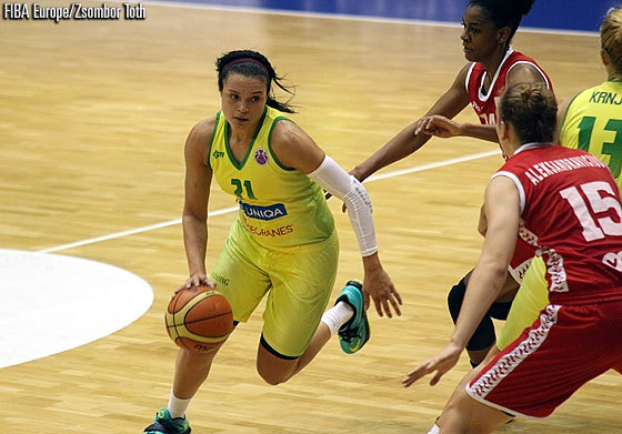 Kayla McBride, 22 points pour Sopron (photo: FIBA Europe/Zsombor Toth)