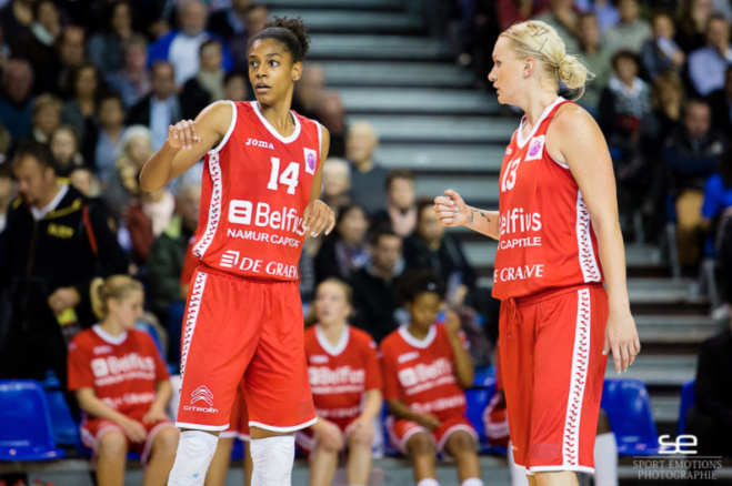 Briana Butler et Inga Orekhova (Belfius Namur) doivent réagir mercredi (photo: sportemotions.fr) Briana Butler et Inga Orekhova (Belfius Namur) doivent réagir mercredi (photo: sportemotions.fr)