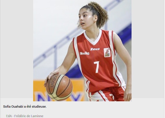 Sofia Ouahabi avec Spirou Monceau (photo: l'Avenir.net) Sofia Ouahabi avec Spirou Monceau (photo: l'Avenir.net)