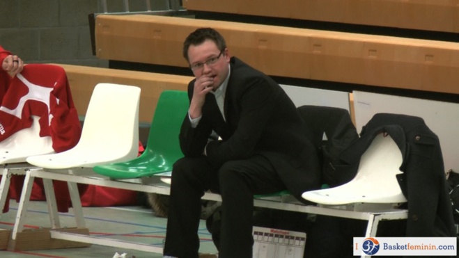 Sébastien Dufour (Belfius Namur), pensif à la pause déjà à Waregem