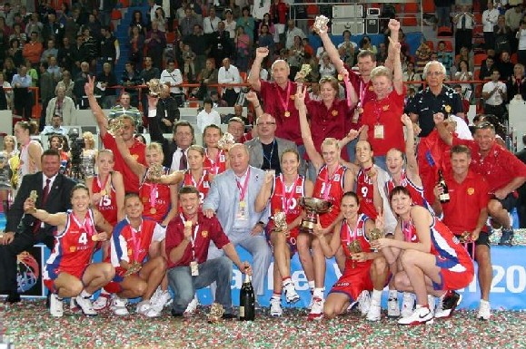 Russie, directement qualifiée pour les JO 2008 (photo: Basquetebol.org/Ann Dee)