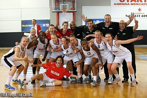 La Belgique, 13e de l'Euro U20 l'été dernier à Udine (photo: FIBA Europe/Elio Castoria)