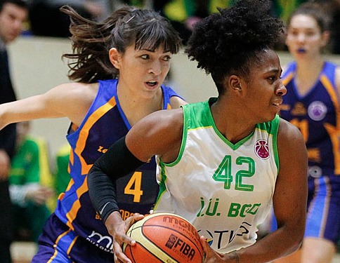 Shenise Johnson à l'aller face à Braine (photo: FIBA Europe/Ali Celik) Shenise Johnson à l'aller face à Braine (photo: FIBA Europe/Ali Celik)