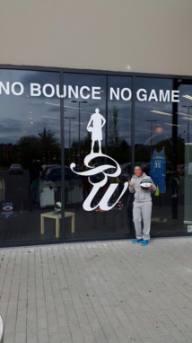 Marjorie Carpréaux (Castors Braine) ambassadrice de Bouncewear à Gilly
