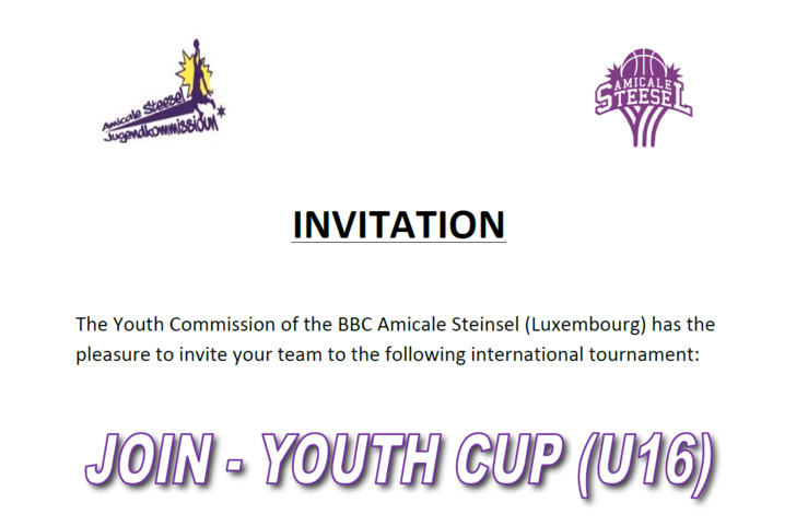 Intéressé par un tournoi au Luxembourg pour les U16 les 30 et 31 mai ?