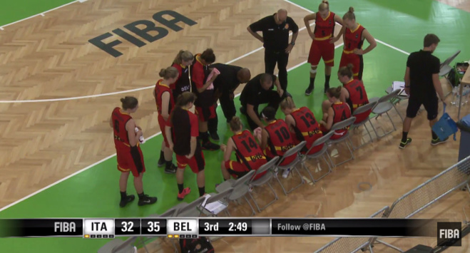 Euro U20 - Cruelle défaite face à l'Italie (48-46) qui prive la Belgique de top 8 Euro U20 - Cruelle défaite face à l'Italie (48-46) qui prive la Belgique de top 8
