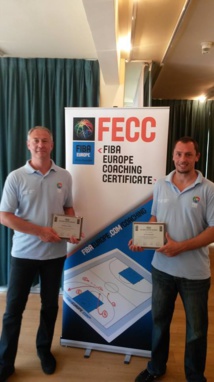 Jan Callewaert et Etienne Louvrier diplômés aussi à la FIBA Europe Jan Callewaert et Etienne Louvrier diplômés aussi à la FIBA Europe