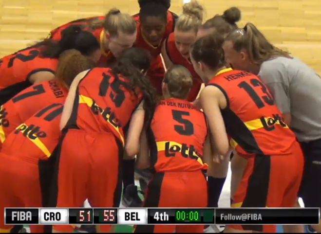 Euro U18 - Précieuse victoire belge contre la Croatie