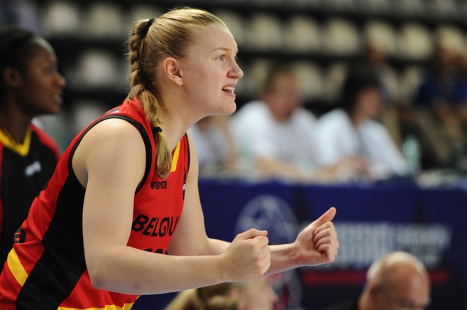 Eline Maesschalck avec cette fois en Slovénie (photo: FIBA.com)