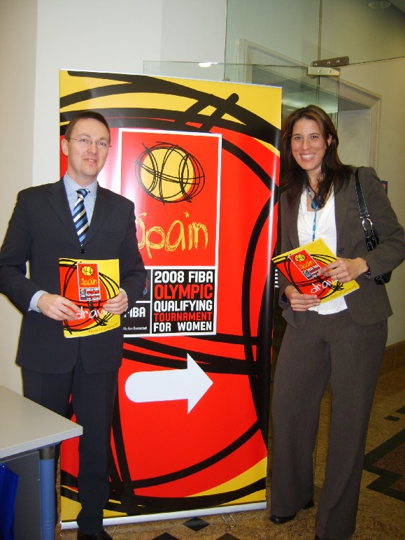 Apres le succès de l'EuroBasket  messieurs à Palma de Majorque dont il fut le directeur, Roland Groignet et Betty Cebrian à nouveau réunis ? Wait and see...