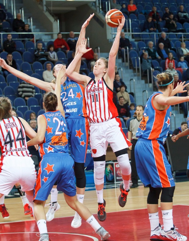 Emma Meesseman en quarts de finale (photo: FIBA Europe/Y. Fedosseeva) Emma Meesseman en quarts de finale (photo: FIBA Europe/Y. Fedosseeva)