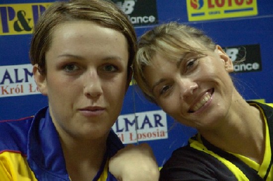 Ewelina Kobryn (Gdynia) vs Krystyna Szymanska-Lara (Dexia) (photo: Wojciech Figurski)