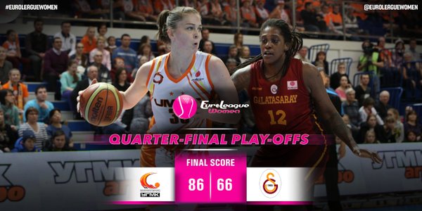 Emma Meesseman au Final Four de l'Euroleague avec Ekaterinburg