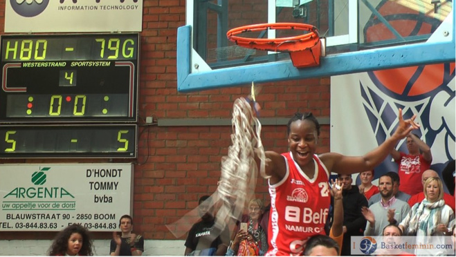 Belfius Namur va chercher la Coupe de Belgique dans les mains de Mithra Castors Braine