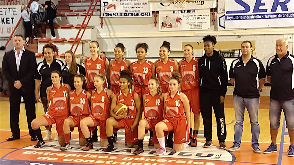 Spirou Monceau Baulet Féminin 2016/2017 (photo: spiroufeminin.be)