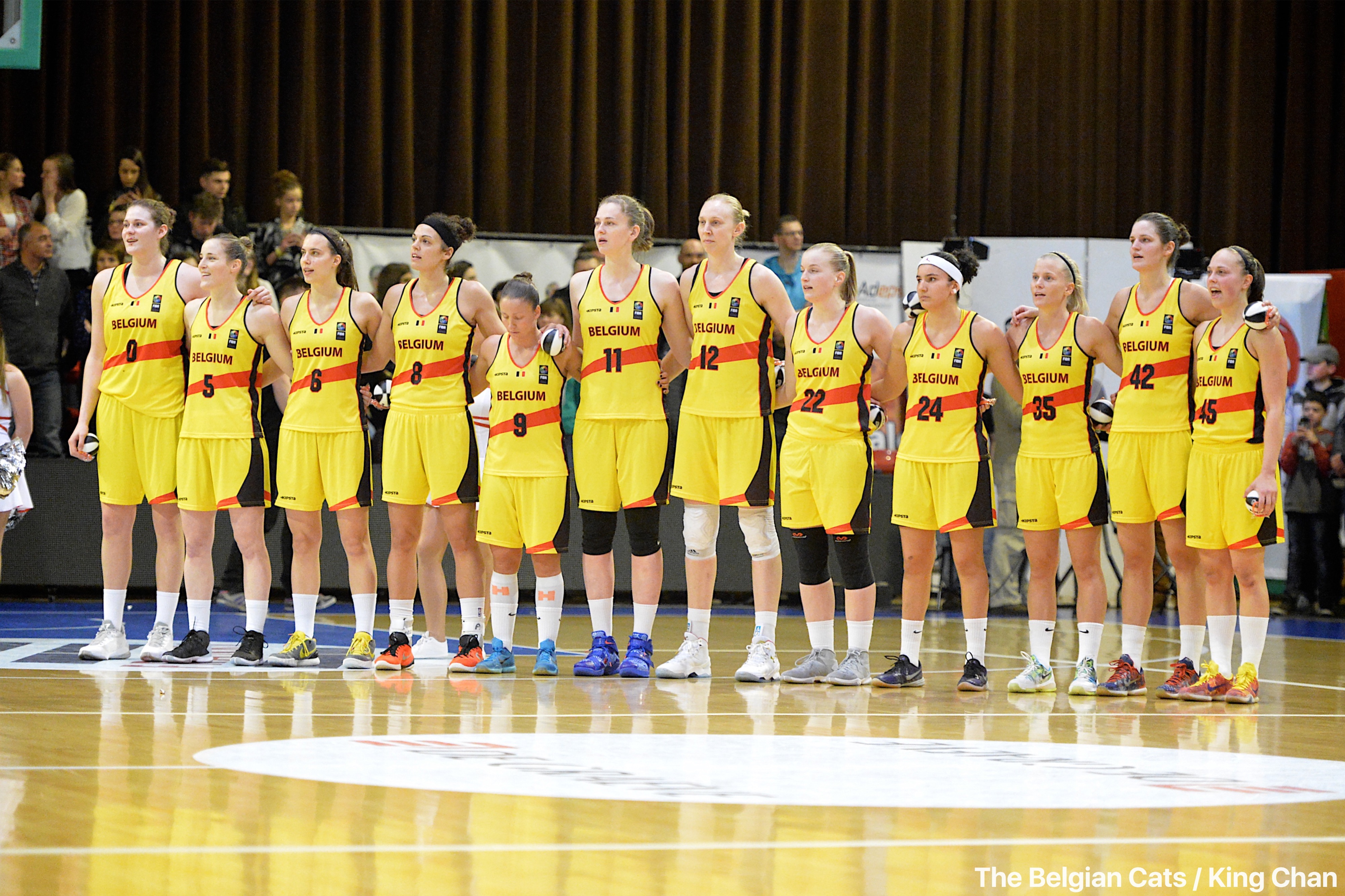 L'équipe victorieuse face à la Pologne (photo: King Chan)