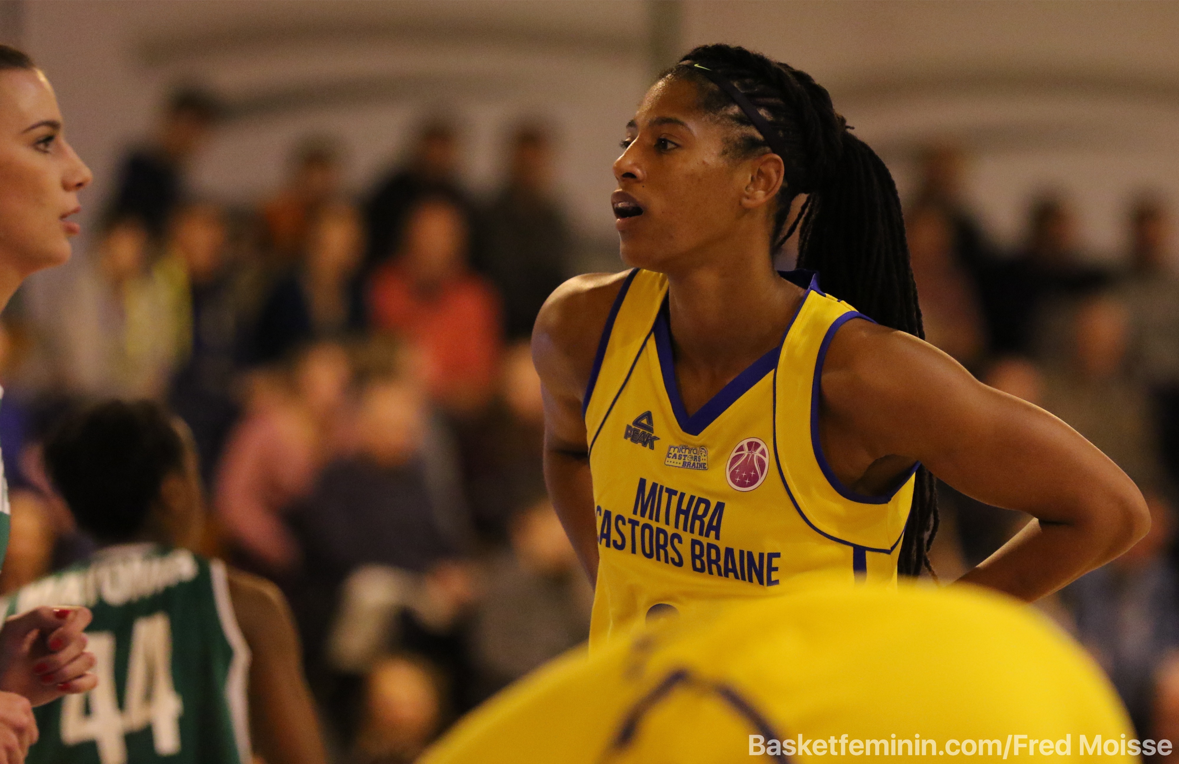 Une partie des espoirs brainois suspendus au mollet de Celeste Trahan-Davis (photo: Fred Moisse)