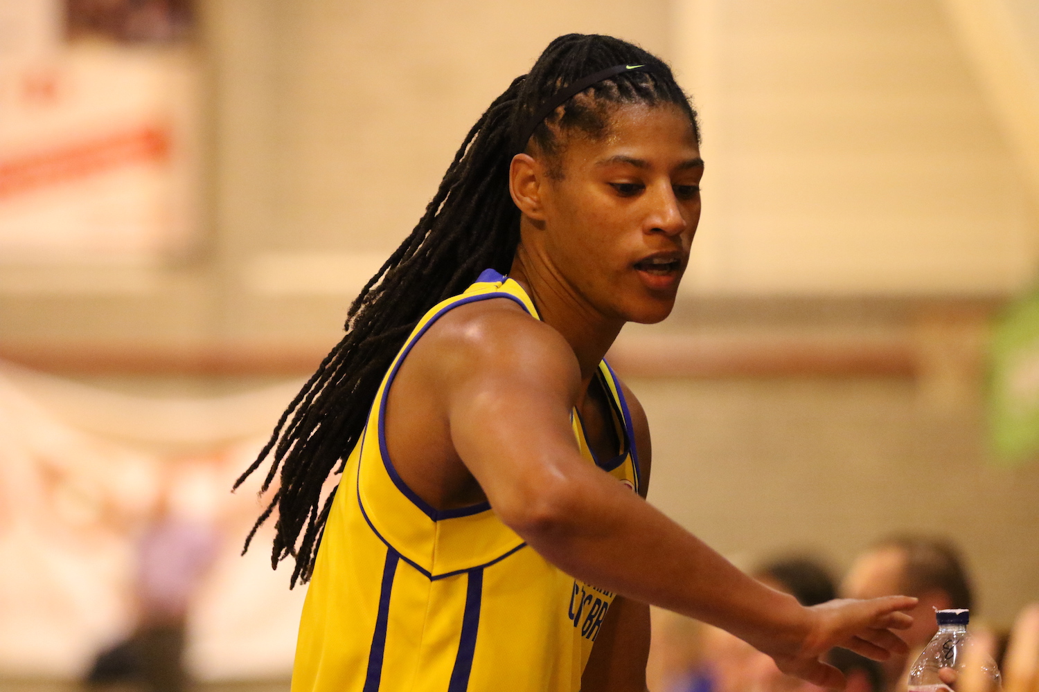 31 points pour Celeste Trahan-Davis à SKW pour Braine (photo: Fred Moisse)