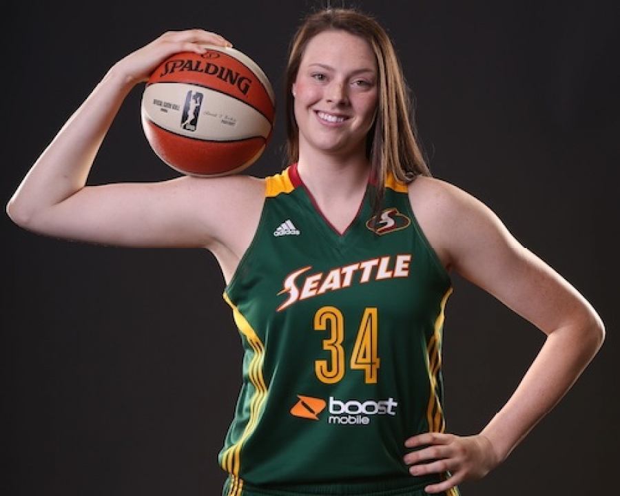 Vicky McIntyre dans le championnat belge (photo: Gazette de la Spezia)