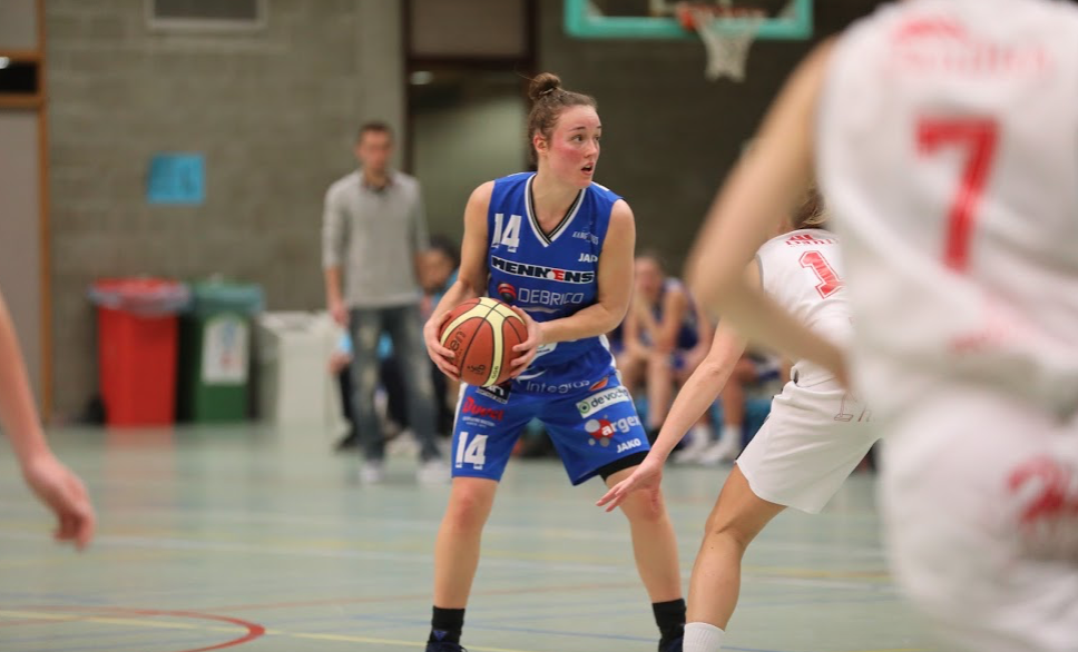 Heleen Adams (Kangoeroes Willebroek), 24 points et un suspens entier jusqu'au match retour (photo: Eddy Lippens) Heleen Adams (Kangoeroes Willebroek), 24 points et un suspens entier jusqu'au match retour (photo: Eddy Lippens)