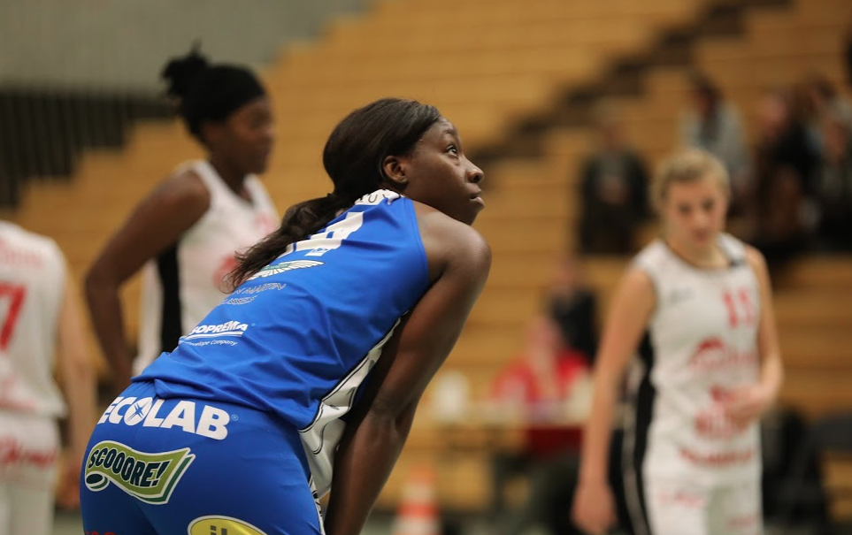 Brittany Starling (Kangoeroes Willebroek), un retour qui a marqué (photo: Eddy Lippens)