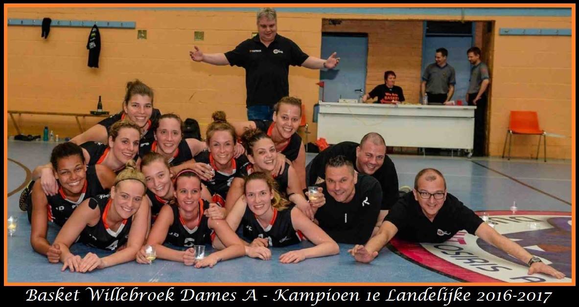 Basket Willebroek champion de L1 (photo: https://www.facebook.com/bw1422/)