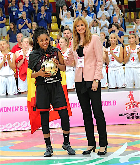Euro U16 (division B) - La Belgique en argent, remonte au sein de l'élite, Maxuella Lisowa MVP