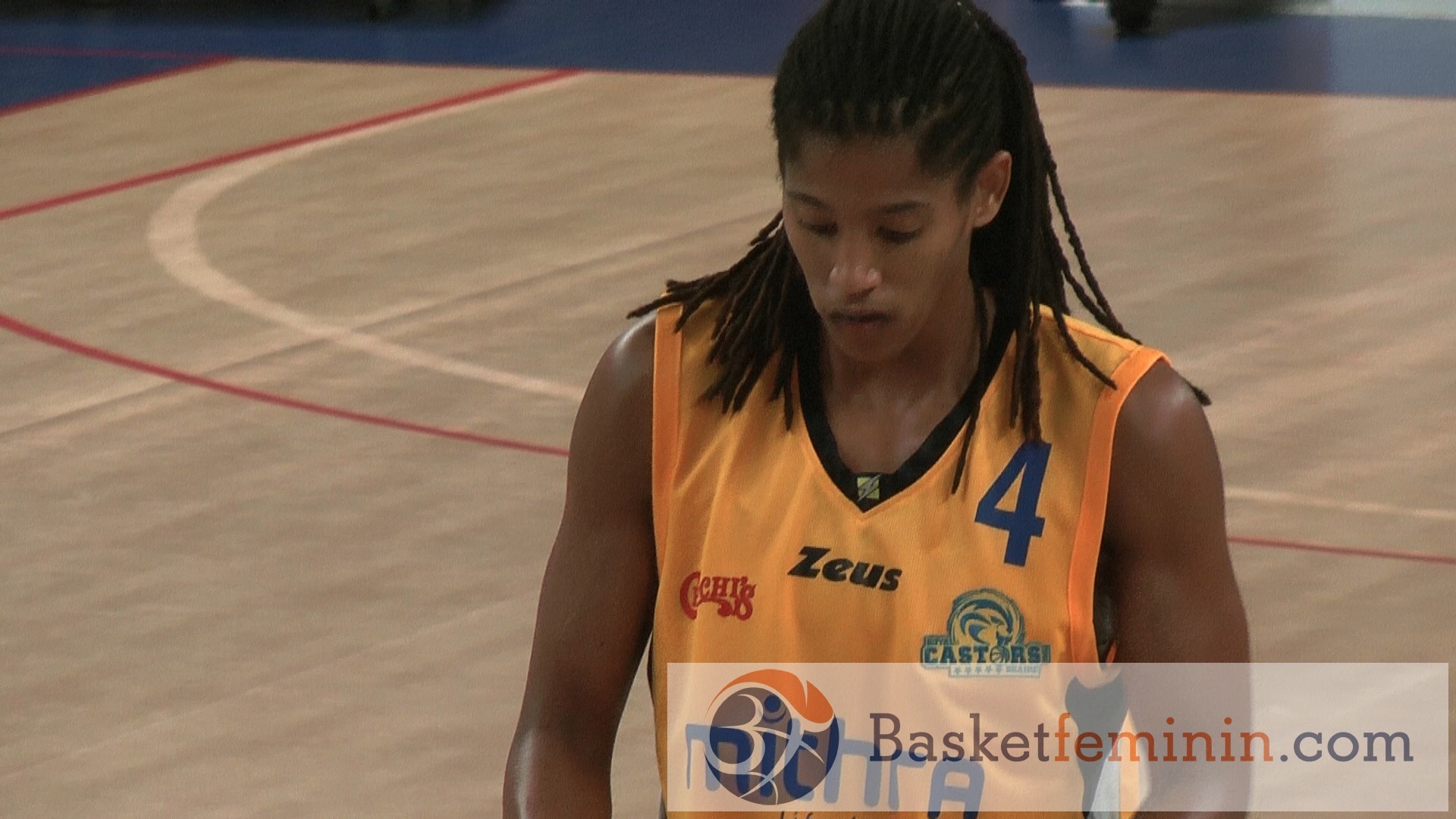 Céleste Trahan-Davis, 30 pts, 15 rbds et le panier décisif