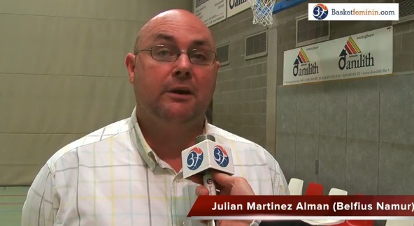 Julian Martinez Alman n'est plus le coach de Belfius Namur Capitale