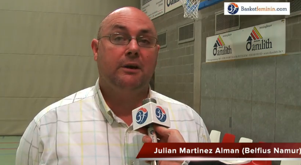 Julian Martinez Alman n'est plus le coach de Belfius Namur Capitale Julian Martinez Alman n'est plus le coach de Belfius Namur Capitale