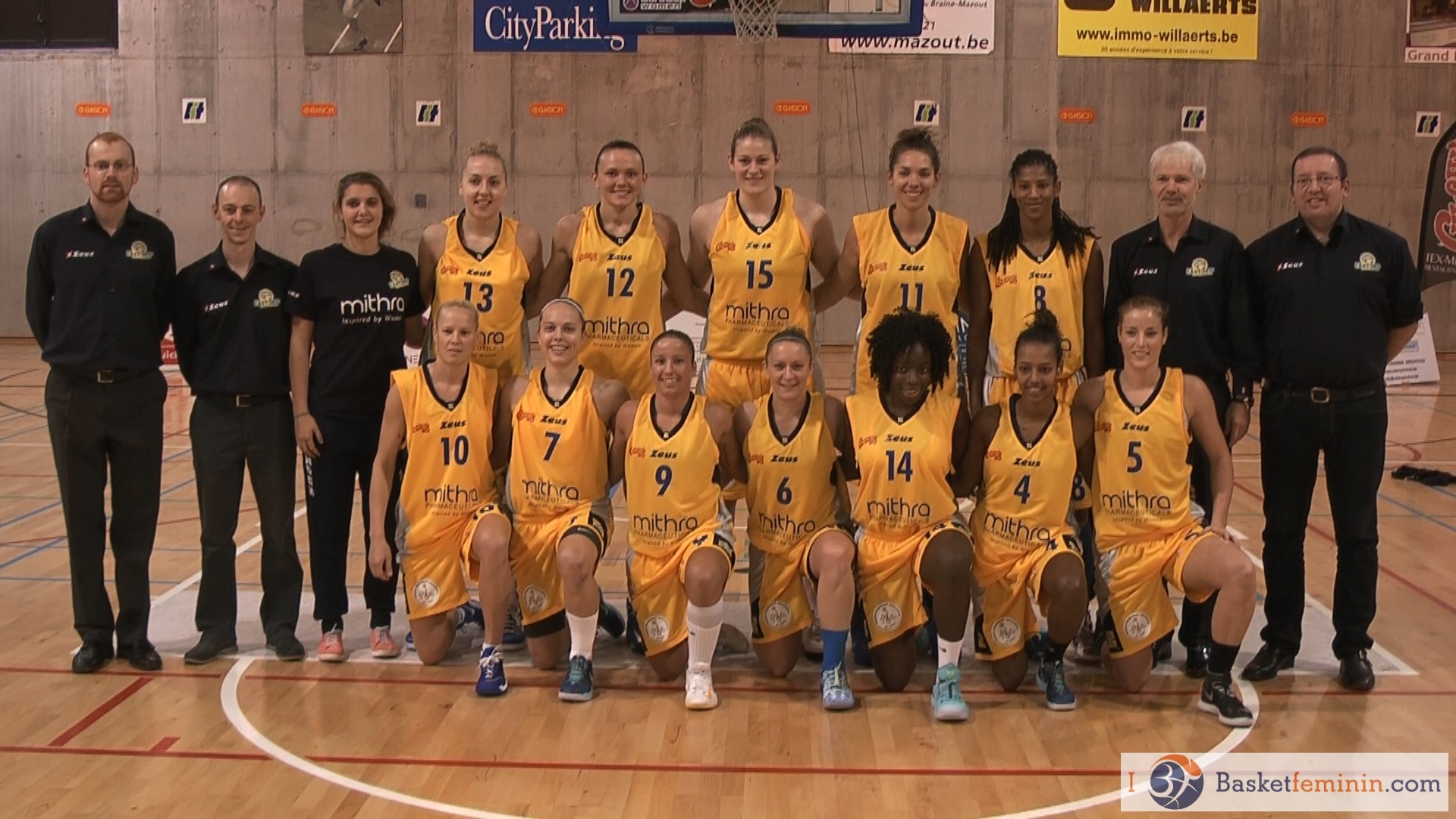 Royal Castors Braine 2014/2015 (photo: L'Avenir.net) - Retrouvez ce vendredi une page spéciale sur la reprise des championnes de Belgique dans l'Avenir Brabant Wallon