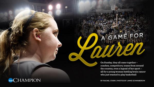 Lauren Hill: "ne dites jamais que c'était mon dernier match, mais bien mon premier en NCAA"