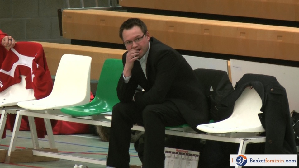 Sébastien Dufour (Belfius Namur), pensif à la pause déjà à Waregem