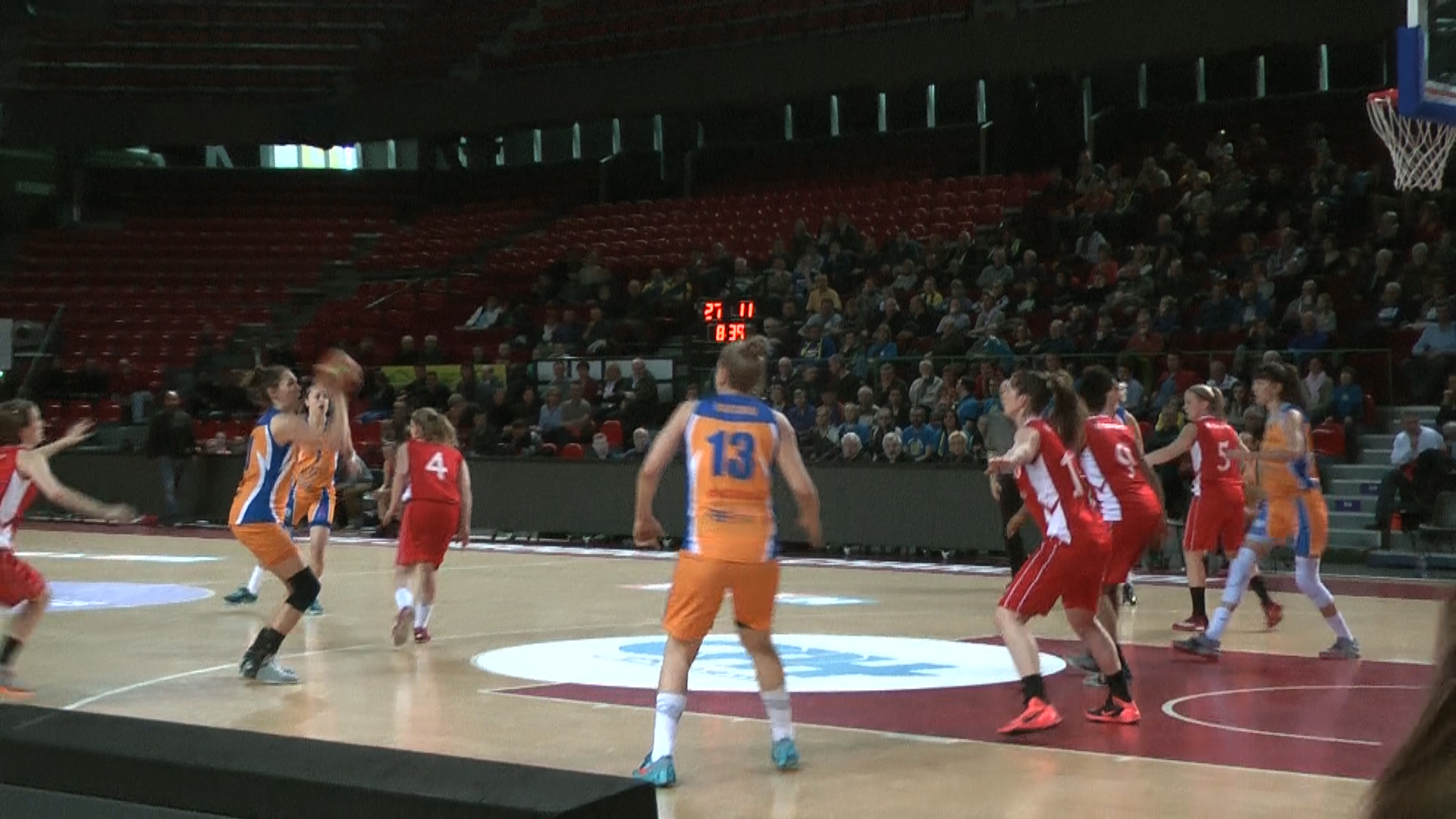 Castors Braine a joué Jeugd Gentson au Spiroudôme/Castorsdôme