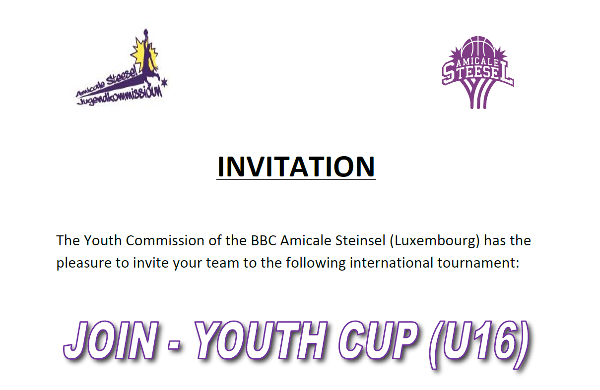 Intéressé par un tournoi au Luxembourg pour les U16 les 30 et 31 mai ? Intéressé par un tournoi au Luxembourg pour les U16 les 30 et 31 mai ?