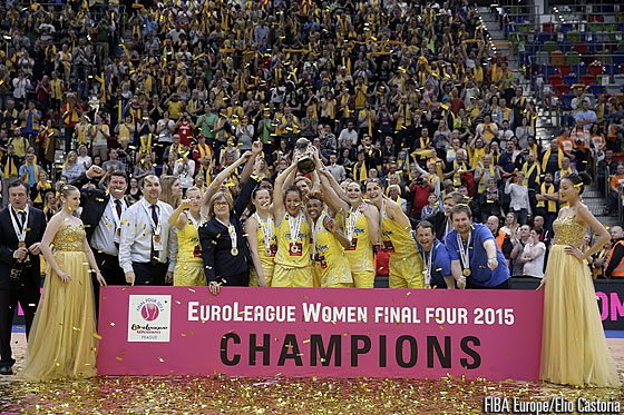Les championnes d'Europe de Prague à Braine (photo: FIBA Europe/Elio Castoria)