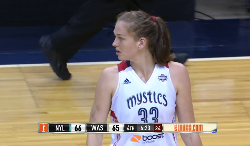 WNBA - Les Mystics d'Emma Meesseman battues après prolongation devant 17.000 spectateurs