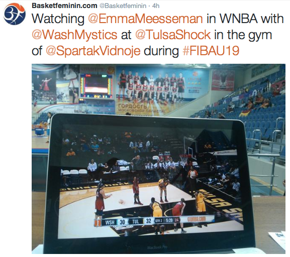 WNBA - Emma Meesseman (10 pts, 5rbds) s'impose avec Washington