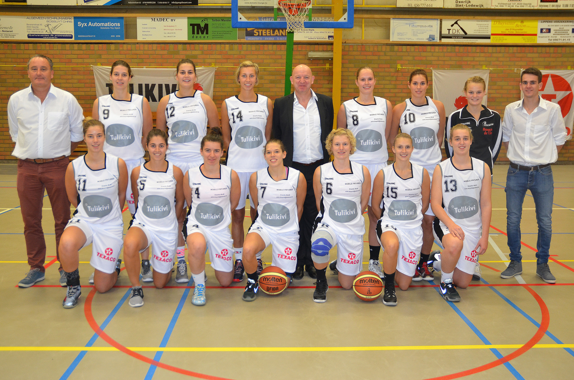 Tulikivi Deerlijk 2015/2016 (photo: damesbasketdeerlijk.be)