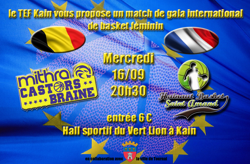 Préparation - Declercq Stortbeton Waregem va s'imposer à Saint-Amand Hainaut 55-84