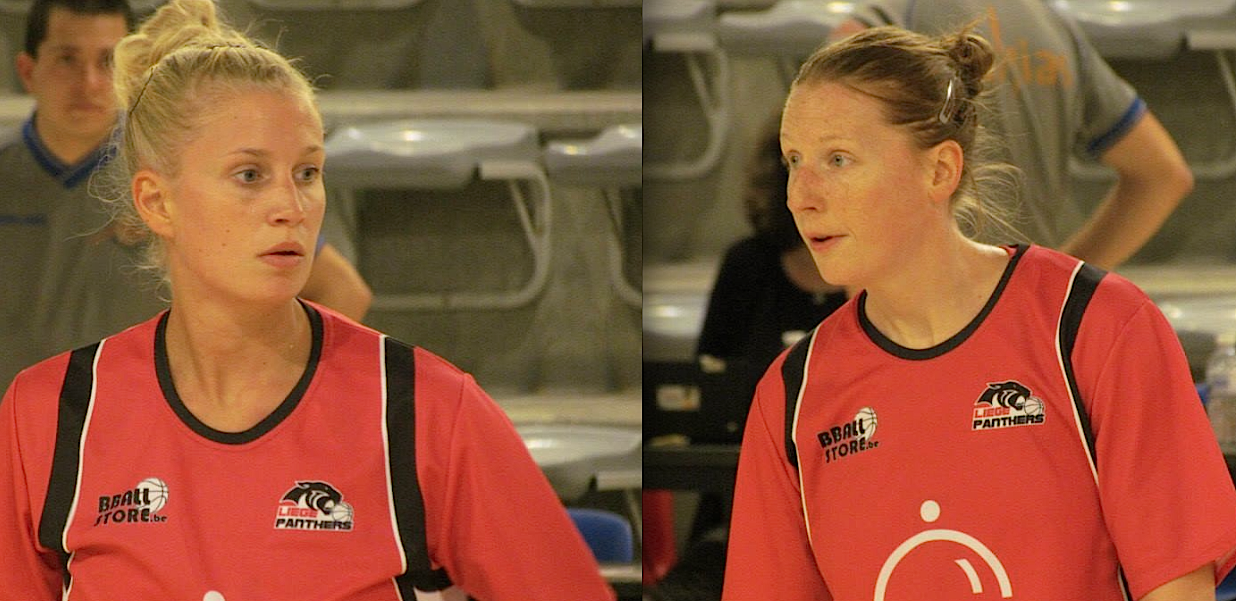 Charlotte Ippersiel et Stéphanie Dubuc les deux recrues (photo: Karhi Defays)