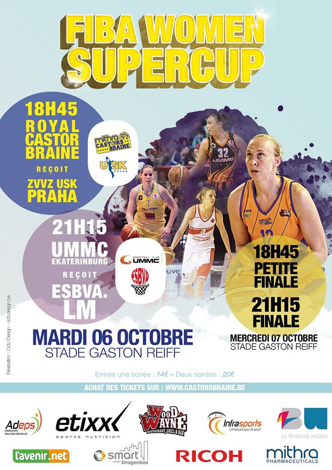 Castors Braine accueille la Super Coupe d'Europe: la présentation de l'événement