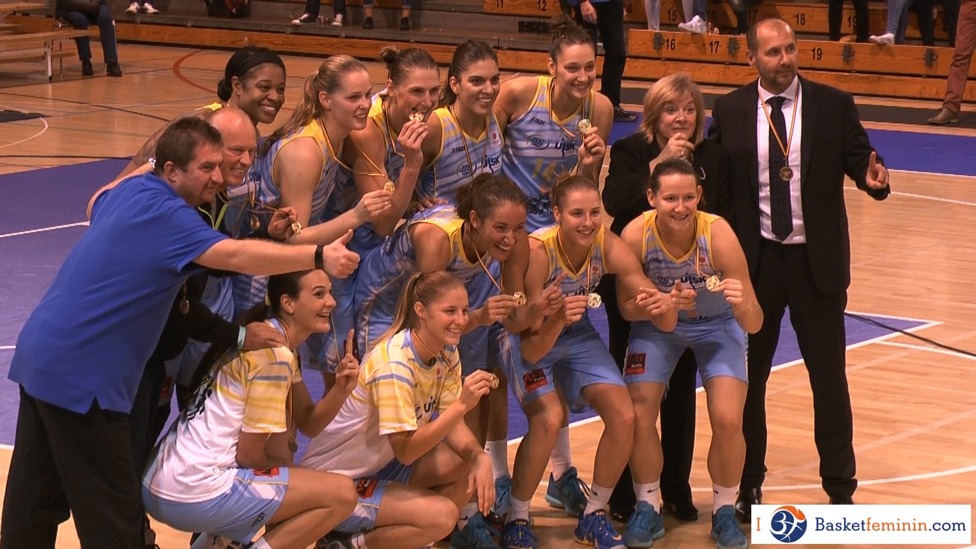 FIBA Super Coupe - Un somptueux gala couronne l'USK Prague, Braine 3e