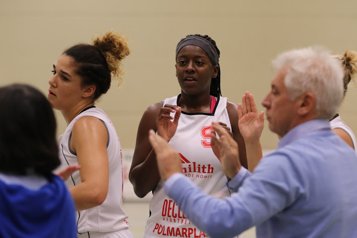 Shanavia Dowdell, la joueuse en forme à Waregem (photo: Eddy Lippens)