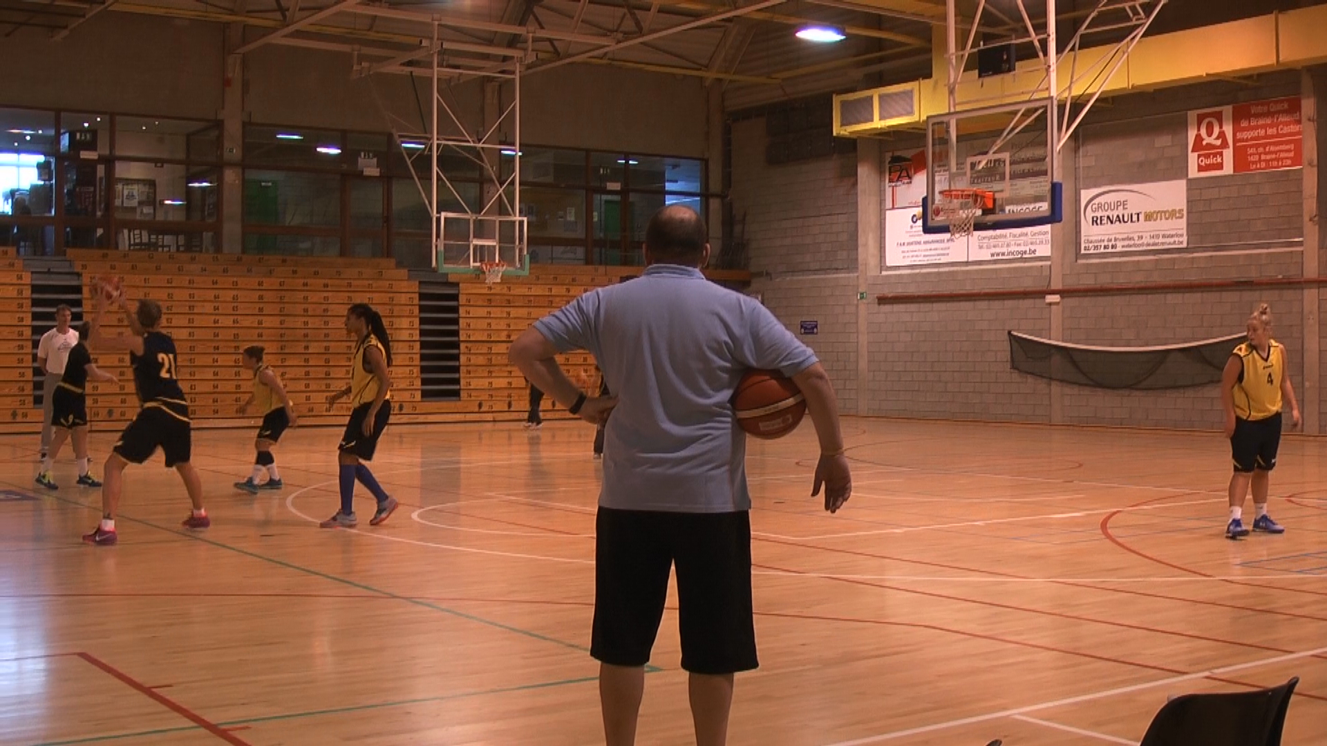 Les Brainoises à l'entraînement lundi