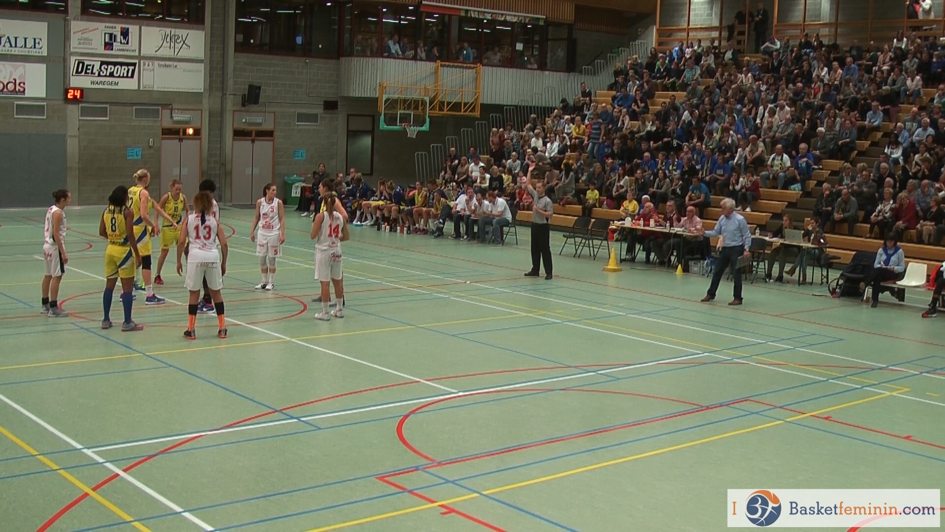 7e journée - Mithra Castors Braine remporte le choc 64-79 à Declercq Stortbeton Waregem