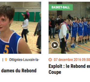 TV - Toutes les images et les réactions après la qualification du Rebond Ottignies en Coupe de Belgique